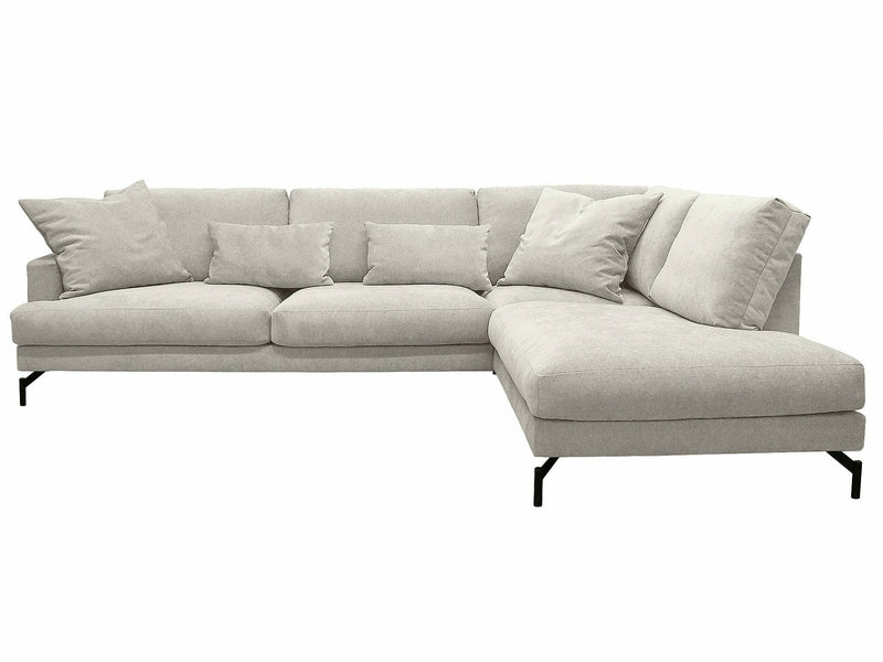 OLO Wave oikea kulmasohva beige Inari-kangas moderni muotoilu