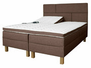 UINU Comfort Optima moottorisänkysetti runkopatjat grafiitinharmaa kangas päädyllä