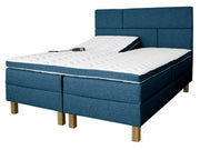 UINU Comfort Optima moottorisänkysetti runkopatjat grafiitinharmaa kangas päädyllä