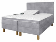 UINU Comfort Optima moottorisänkysetti runkopatjat grafiitti Inari-kangas päädyllä 160x200 cm