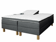 UINU Comfort Optima moottorisänkysetti runkopatjalla tummansininen Inari kangas 160x200 cm