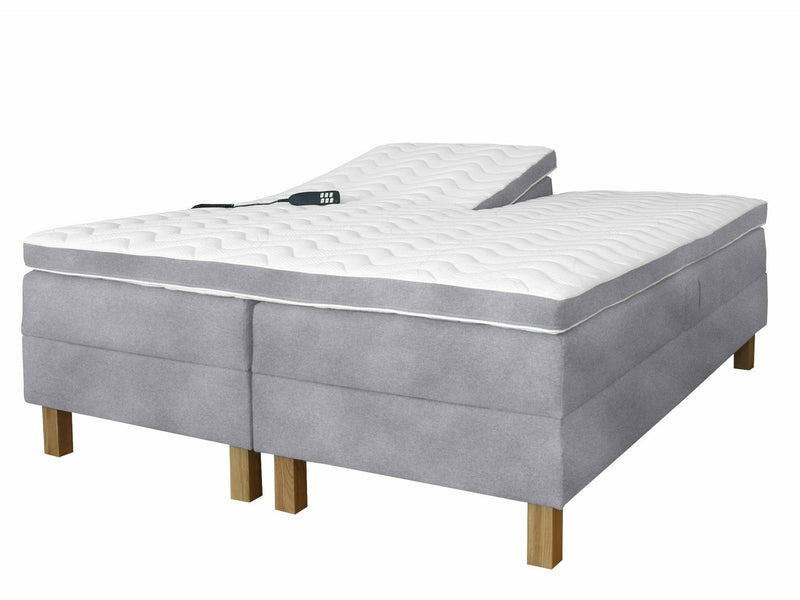 UINU Comfort Optima moottorisänkysetti runkopatjalla tummansininen Inari kangas 160x200 cm