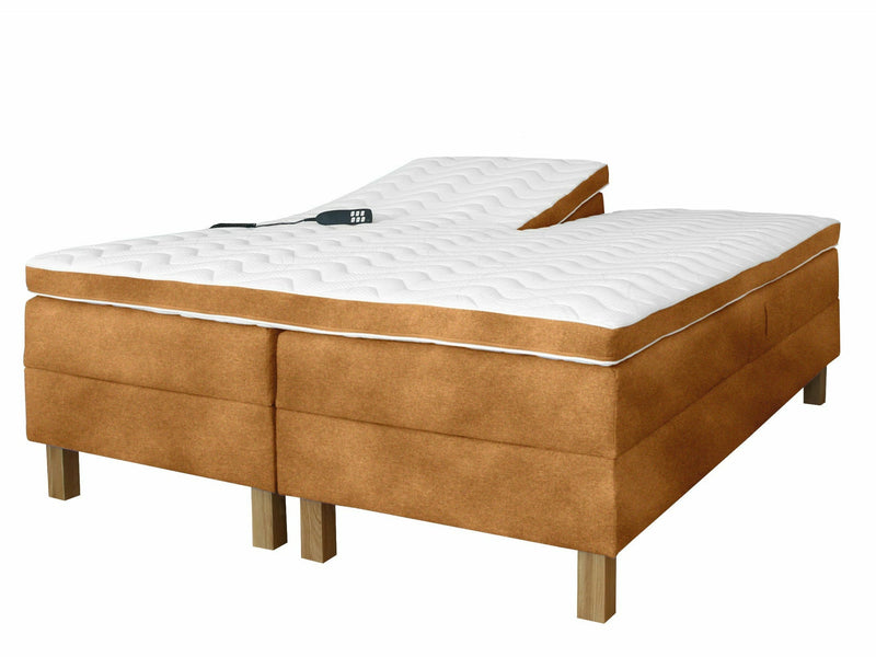 UINU Comfort Optima moottorisänkysetti runkopatjalla tummansininen Inari kangas 160x200 cm