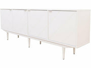 Future senkki leveä neljän ovellinen säilytyskaappi tummanharmaa moderni design