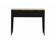 Aalto konsolipöytä 2 laatikkoa musta tammi moderni design