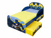 Batman Lastensänky laatikoilla, sininen/keltainen - Huonekalukauppa.net