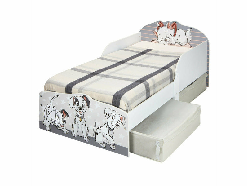 Disney Klassikot lastensänky laatikolla valkoinen puu viimeistelyllä