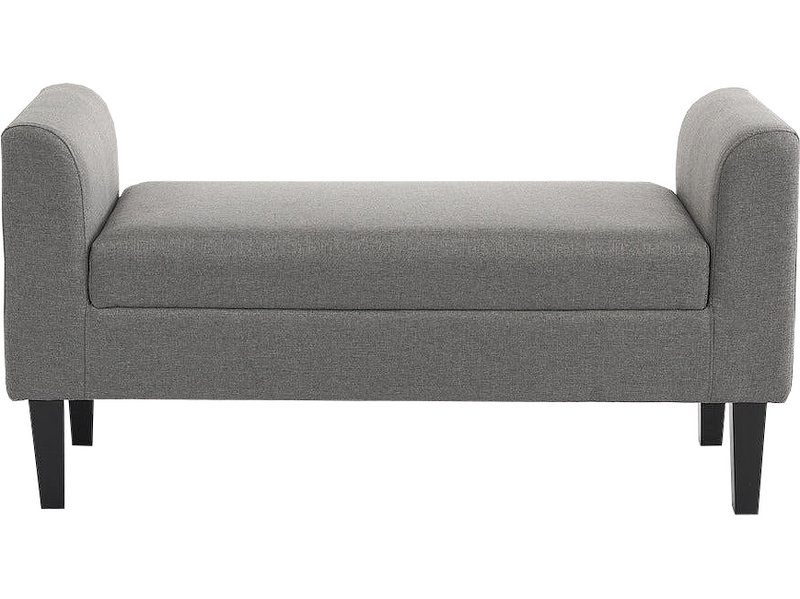 Chic Home Collection penkki 115 cm tummanharmaa kangasverhoilu rahit